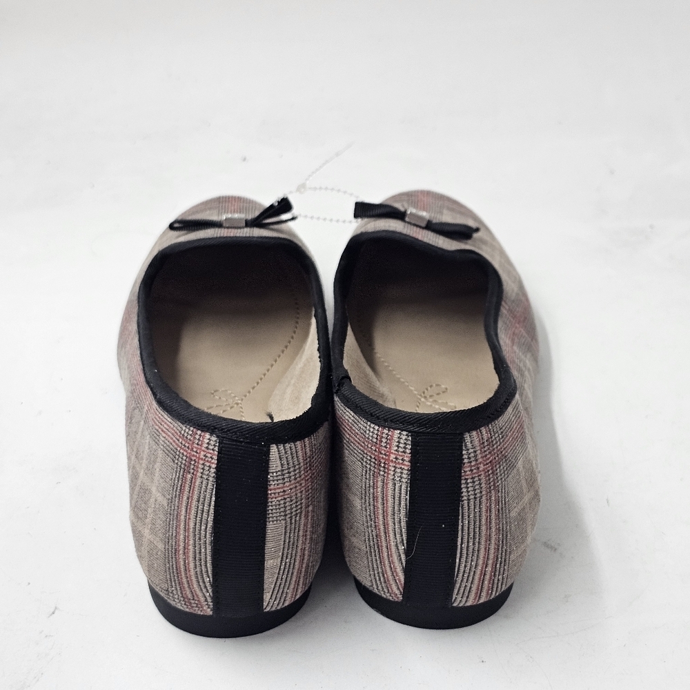Charter Club Kimii Plaid Deconstructed Loafers Gray 8M Slip On - Picture 5 of 9